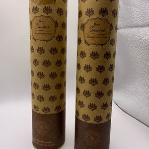 2 Pack Of 50 Isha Life Pure Sandalwood Incense Sticks Hand Rolled Organic